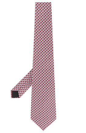 Мужской шелковый галстук LANVIN красного цвета по цене 9440 руб., арт. 2864/TIE | Фото 2 Мужской шелковый галстук LANVIN красного цвета, арт. 2864/TIE | Фото 2