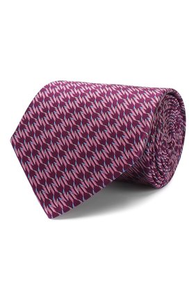Мужской шелковый галстук LANVIN фиолетового цвета по цене 9440 руб., арт. 2837/TIE | Фото 1 Мужской шелковый галстук LANVIN фиолетового цвета, арт. 2837/TIE | Фото 1