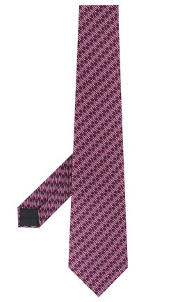 Мужской шелковый галстук LANVIN фиолетового цвета по цене 9440 руб., арт. 2837/TIE | Фото 2 Мужской шелковый галстук LANVIN фиолетового цвета, арт. 2837/TIE | Фото 2