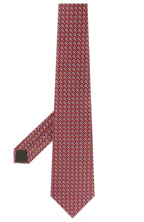 Мужской шелковый галстук LANVIN красного цвета по цене 9440 руб., арт. 2812/TIE | Фото 2 Мужской шелковый галстук LANVIN красного цвета, арт. 2812/TIE | Фото 2