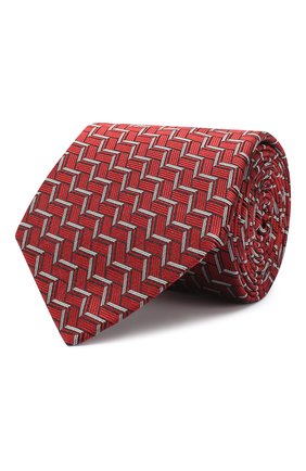 Мужской шелковый галстук LANVIN красного цвета по цене 9440 руб., арт. 2571/TIE | Фото 1 Мужской шелковый галстук LANVIN красного цвета, арт. 2571/TIE | Фото 1