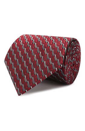 Мужской шелковый галстук LANVIN красного цвета по цене 9440 руб., арт. 2550/TIE | Фото 1 Мужской шелковый галстук LANVIN красного цвета, арт. 2550/TIE | Фото 1