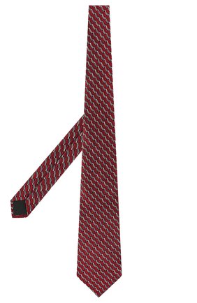 Мужской шелковый галстук LANVIN красного цвета по цене 9440 руб., арт. 2550/TIE | Фото 2 Мужской шелковый галстук LANVIN красного цвета, арт. 2550/TIE | Фото 2