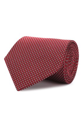 Мужской шелковый галстук LANVIN красного цвета по цене 9440 руб., арт. 2506/TIE | Фото 1 Мужской шелковый галстук LANVIN красного цвета, арт. 2506/TIE | Фото 1