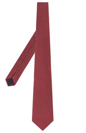Мужской шелковый галстук LANVIN красного цвета по цене 9440 руб., арт. 2506/TIE | Фото 2 Мужской шелковый галстук LANVIN красного цвета, арт. 2506/TIE | Фото 2