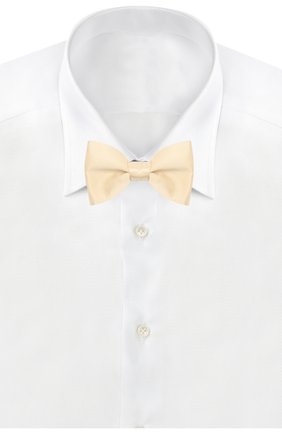 Мужской шелковый галстук-бабочка LANVIN бежевого цвета по цене 9770 руб., арт. 1282/B0W TIE | Фото 2 Мужской шелковый галстук-бабочка LANVIN бежевого цвета, арт. 1282/B0W TIE | Фото 2