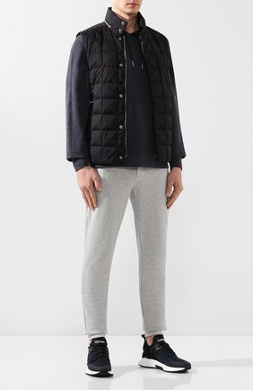 Мужской худи из смеси хлопка и шерсти ERMENEGILDO ZEGNA темно-синего цвета по цене 42950 руб., арт. UU557/815R | Фото 2 Мужской худи из смеси хлопка и шерсти ERMENEGILDO ZEGNA темно-синего цвета, арт. UU557/815R | Фото 2