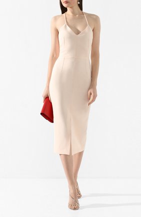 Женское платье ROLAND MOURET светло-розового цвета по цене 85150 руб., арт. PS20/S0861/F2196 | Фото 2 Женское платье ROLAND MOURET светло-розового цвета, арт. PS20/S0861/F2196 | Фото 2