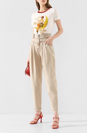 Женские джинсы DOLCE & GABBANA бежевого цвета по цене 59700 руб., арт. FTB0LD/G899F | Фото 2 Женские джинсы DOLCE & GABBANA бежевого цвета, арт. FTB0LD/G899F | Фото 2