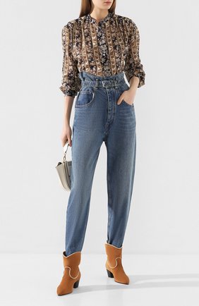 Женские джинсы ISABEL MARANT ETOILE синего цвета по цене 31000 руб., арт. PA1550-20P016E/GL0RIA | Фото 2 Женские джинсы ISABEL MARANT ETOILE синего цвета, арт. PA1550-20P016E/GL0RIA | Фото 2