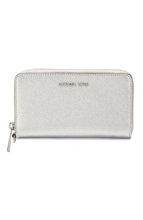 Женские кошелек jet set MICHAEL MICHAEL KORS серебряного цвета по цене 13400 руб., арт. 34H9MM9E3M | Фото 1 Женские кошелек jet set MICHAEL MICHAEL KORS серебряного цвета, арт. 34H9MM9E3M | Фото 1