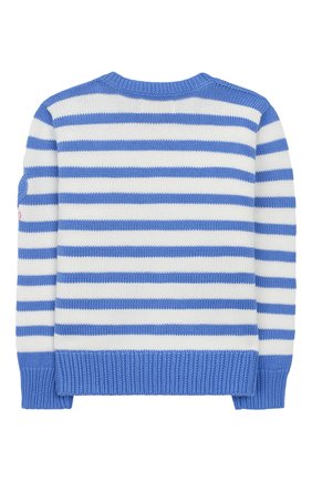 Детский хлопковый пуловер POLO RALPH LAUREN голубого цвета по цене 9880 руб., арт. 312787234 | Фото 2 Детский хлопковый пуловер POLO RALPH LAUREN голубого цвета, арт. 312787234 | Фото 2