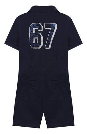 Детский хлопковый комбинезон POLO RALPH LAUREN синего цвета по цене 10900 руб., арт. 321785730 | Фото 2 Детский хлопковый комбинезон POLO RALPH LAUREN синего цвета, арт. 321785730 | Фото 2