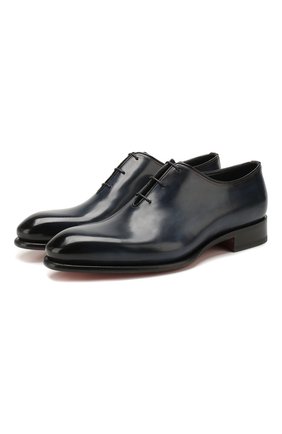 Мужские кожаные оксфорды SANTONI темно-синего цвета по цене 82350 руб., арт. MCCR16229MC1HVVDU32 | Фото 1 Мужские кожаные оксфорды SANTONI темно-синего цвета, арт. MCCR16229MC1HVVDU32 | Фото 1