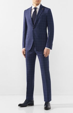 Мужские кожаные оксфорды SANTONI темно-синего цвета по цене 82350 руб., арт. MCCR16229MC1HVVDU32 | Фото 2 Мужские кожаные оксфорды SANTONI темно-синего цвета, арт. MCCR16229MC1HVVDU32 | Фото 2