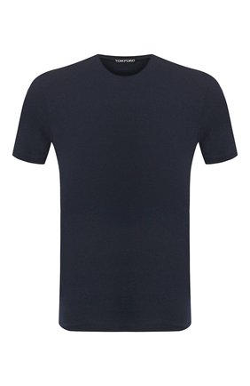 Мужская футболка TOM FORD темно-синего цвета по цене 18550 руб., арт. BU229/TFJ950 | Фото 1 Мужская футболка TOM FORD темно-синего цвета, арт. BU229/TFJ950 | Фото 1