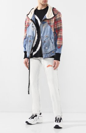 Мужская хлопковая куртка GREG LAUREN разноцветного цвета по цене 227500 руб., арт. GLSS20-M033 | Фото 2 Мужская хлопковая куртка GREG LAUREN разноцветного цвета, арт. GLSS20-M033 | Фото 2