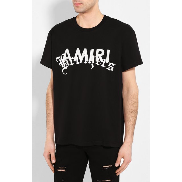 Хлопковая футболка AMIRI 10879768