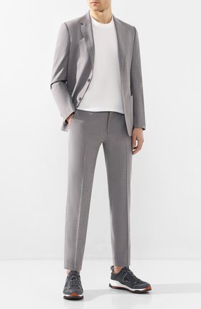 Мужской шерстяной костюм Z ZEGNA светло-серого цвета по цене 170500 руб., арт. 722882/2XPYGX | Фото 1 Мужской шерстяной костюм Z ZEGNA светло-серого цвета, арт. 722882/2XPYGX | Фото 1 (Материал подклада: Синтетический материал; Рукава: Длинные; Материал внешний: Шерсть; Костюмы М: Однобортный; Стили: Кэжуэл; Региональные ограничения белый список (Axapta Mercury): RU)