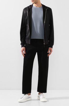 Мужская хлопковая футболка COTTON CITIZEN голубого цвета по цене 7365 руб., арт. M60011 | Фото 2 Мужская хлопковая футболка COTTON CITIZEN голубого цвета, арт. M60011 | Фото 2