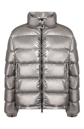 Женский пуховая куртка gris MONCLER серебряного цвета по цене 71200 руб., арт. F1-093-1A520-00-C0437 | Фото 1 Женский пуховая куртка gris MONCLER серебряного цвета, арт. F1-093-1A520-00-C0437 | Фото 1