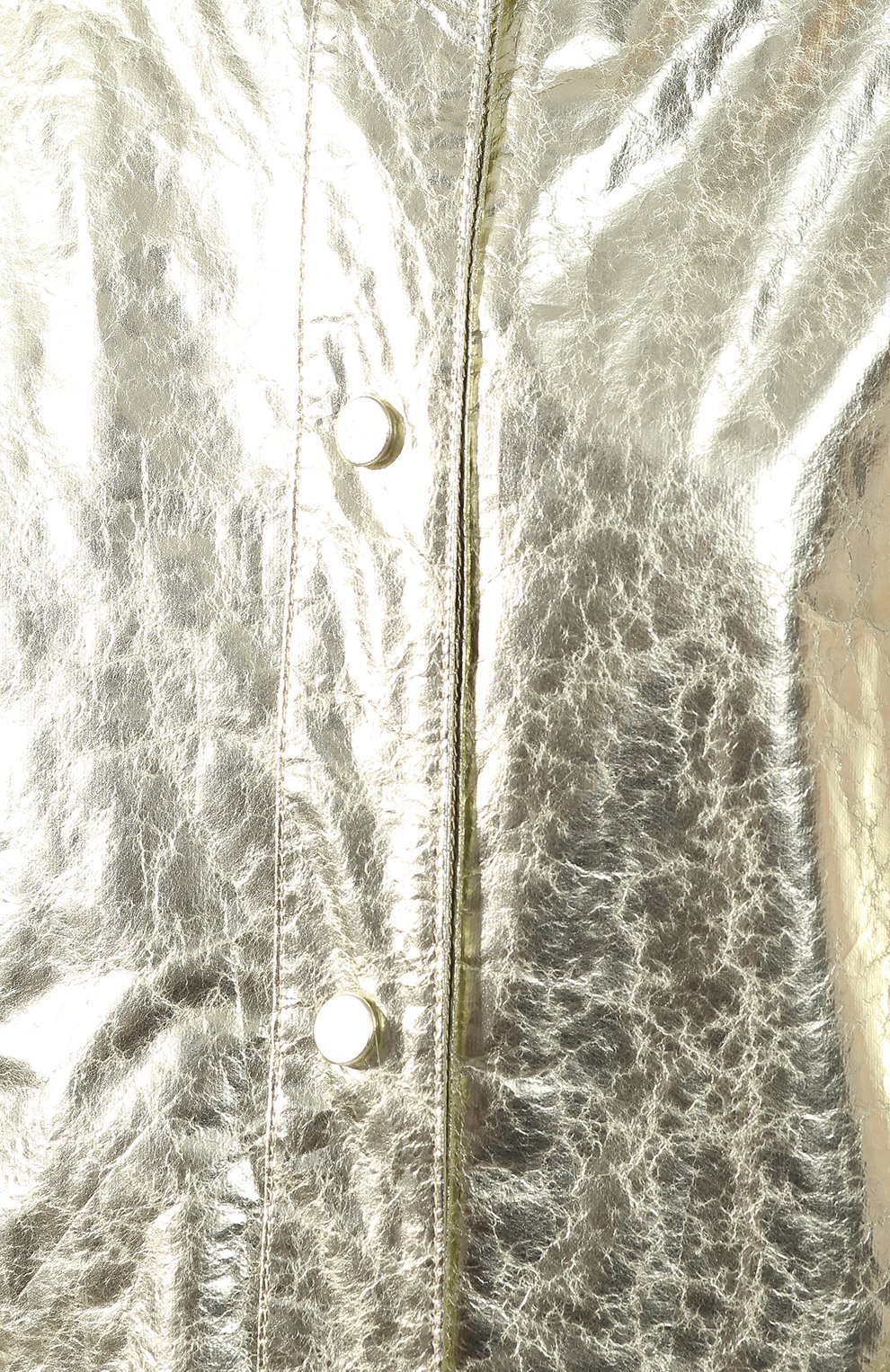 Женский кожаный плащ YVES SALOMON золотого цвета, арт. 20EYC22912APFX | Фото 5 (Стили: Гламурный, Классический; Длина (верхняя одежда): До колена; Материал подклада: Синтетический материал; Материал внешний: Натуральная кожа; Женское Кросс-КТ: Замша и кожа; Силуэт Ж (для верхов): Оверсайз; Рукава: 3/4; Статус проверки: Проверена категория)