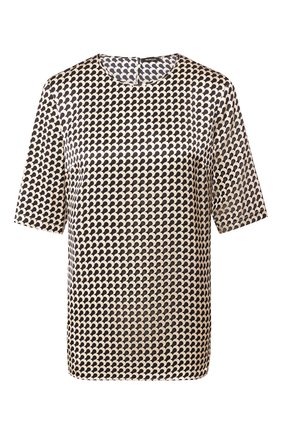 Женский шелковый топ KITON золотого цвета по цене 86400 руб., арт. D49429K09S75 | Фото 1 Женский шелковый топ KITON золотого цвета, арт. D49429K09S75 | Фото 1