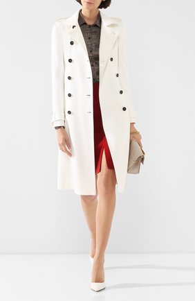 Женский кашемировый тренч KITON белого цвета по цене 468500 руб., арт. D49610FK09N73 | Фото 2 Женский кашемировый тренч KITON белого цвета, арт. D49610FK09N73 | Фото 2 (Рукава: Длинные; Материал внешний: Шерсть, Кашемир; Длина (верхняя одежда): До колена; Материал подклада: Шелк; Стили: Классический; Статус проверки: Проверена категория)