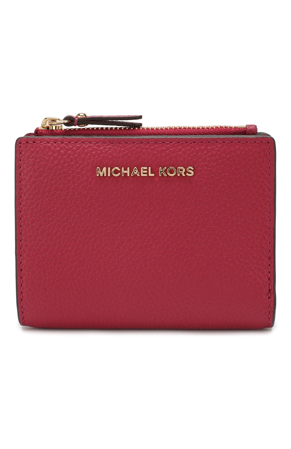 Женские малиновые кожаное портмоне jet set MICHAEL MICHAEL KORS купить ...