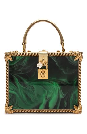 Женский сумка dolce box DOLCE & GABBANA зеленого цвета по цене 316000 руб., арт. BB5970/AJ255 | Фото 1 Женский сумка dolce box DOLCE & GABBANA зеленого цвета, арт. BB5970/AJ255 | Фото 1