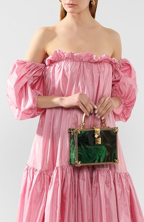 Женский сумка dolce box DOLCE & GABBANA зеленого цвета по цене 316000 руб., арт. BB5970/AJ255 | Фото 2 Женский сумка dolce box DOLCE & GABBANA зеленого цвета, арт. BB5970/AJ255 | Фото 2