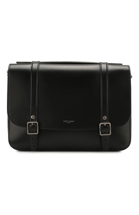 Женская сумка schoolbag SAINT LAURENT черного цвета по цене 119500 руб., арт. 591542/1N20D | Фото 1 Женская сумка schoolbag SAINT LAURENT черного цвета, арт. 591542/1N20D | Фото 1