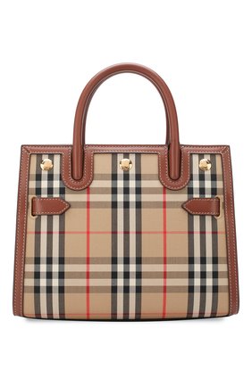 Женская сумка title small BURBERRY бежевого цвета по цене 109000 руб., арт. 8025267 | Фото 1 Женская сумка title small BURBERRY бежевого цвета, арт. 8025267 | Фото 1