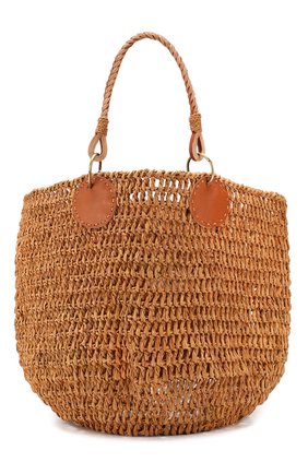 Женская сумка zanzibar large SANS-ARCIDET коричневого цвета по цене 21450 руб., арт. ZANZIBAR BAG/L | Фото 1 Женская сумка zanzibar large SANS-ARCIDET коричневого цвета, арт. ZANZIBAR BAG/L | Фото 1
