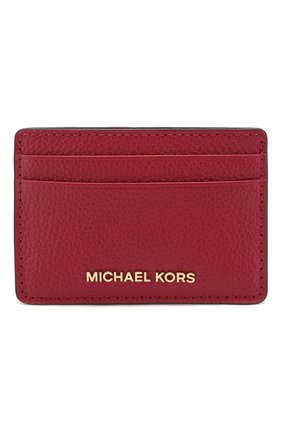 Женский кожаный футляр для кредитных карт MICHAEL MICHAEL KORS малинового цвета по цене 5340 руб., арт. 34F9GF6D0L | Фото 1 Женский кожаный футляр для кредитных карт MICHAEL MICHAEL KORS малинового цвета, арт. 34F9GF6D0L | Фото 1