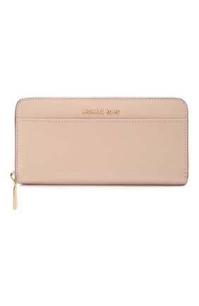 Женские кожаный кошелек jet set MICHAEL MICHAEL KORS светло-розового цвета по цене 18100 руб., арт. 34F9GTVZ3L | Фото 1 Женские кожаный кошелек jet set MICHAEL MICHAEL KORS светло-розового цвета, арт. 34F9GTVZ3L | Фото 1