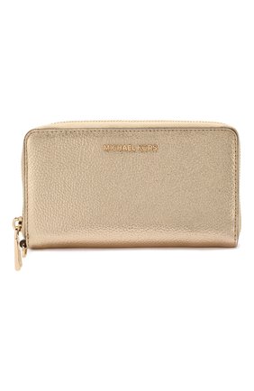 Женские кошелек jet set MICHAEL MICHAEL KORS золотого цвета по цене 13400 руб., арт. 34H9MM9E3M | Фото 1 Женские кошелек jet set MICHAEL MICHAEL KORS золотого цвета, арт. 34H9MM9E3M | Фото 1