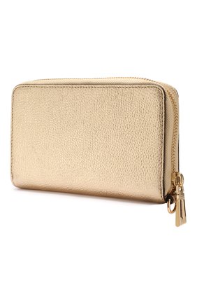 Женские кошелек jet set MICHAEL MICHAEL KORS золотого цвета по цене 13400 руб., арт. 34H9MM9E3M | Фото 2 Женские кошелек jet set MICHAEL MICHAEL KORS золотого цвета, арт. 34H9MM9E3M | Фото 2