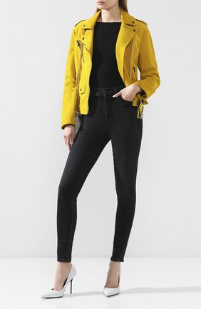 Женская замшевая куртка TOM FORD желтого цвета по цене 564000 руб., арт. CSL649-LEX226 | Фото 2 Женская замшевая куртка TOM FORD желтого цвета, арт. CSL649-LEX226 | Фото 2