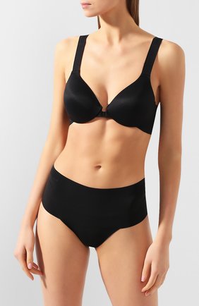 Женские трусы-стринги с завышенной талией SPANX черного цвета по цене 3285 руб., арт. SP0115 | Фото 2 Женские трусы-стринги с завышенной талией SPANX черного цвета, арт. SP0115 | Фото 2