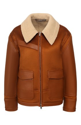 Женская куртка из экокожи STELLA MCCARTNEY коричневого цвета по цене 121500 руб., арт. 597949/SJB34 | Фото 1 Женская куртка из экокожи STELLA MCCARTNEY коричневого цвета, арт. 597949/SJB34 | Фото 1