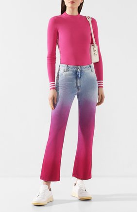 Женские джинсы OFF-WHITE синего цвета по цене 49550 руб., арт. 0WYA004R207730977128 | Фото 2 Женские джинсы OFF-WHITE синего цвета, арт. 0WYA004R207730977128 | Фото 2