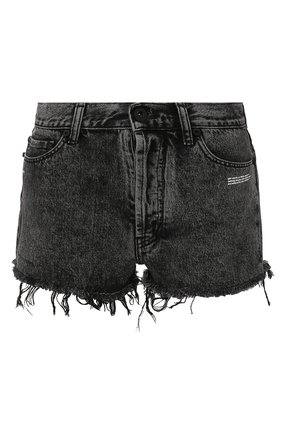 Женские джинсовые шорты OFF-WHITE серого цвета по цене 36600 руб., арт. 0WYC002R207740687500 | Фото 1 Женские джинсовые шорты OFF-WHITE серого цвета, арт. 0WYC002R207740687500 | Фото 1