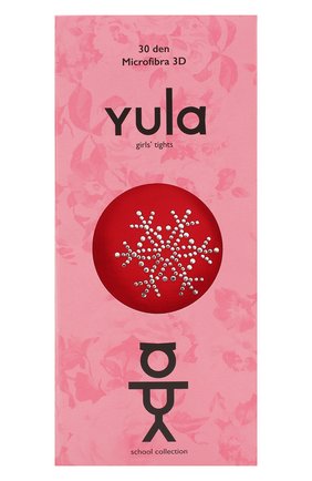 Детские колготки party collection 30 den YULA красного цвета по цене 630 руб., арт. YU-72 | Фото 1 Детские колготки party collection 30 den YULA красного цвета, арт. YU-72 | Фото 1