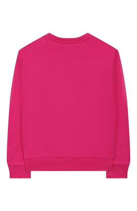 Детский хлопковый свитшот VERSACE фуксия цвета по цене 13550 руб., арт. YB000133/YA00077 | Фото 2 Детский хлопковый свитшот VERSACE фуксия цвета, арт. YB000133/YA00077 | Фото 2