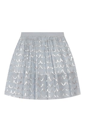 Детская юбка STELLA MCCARTNEY голубого цвета по цене 5480 руб., арт. 588500/S0KE2 | Фото 1 Детская юбка STELLA MCCARTNEY голубого цвета, арт. 588500/S0KE2 | Фото 1 (Материал внешний: Синтетический материал; Материал подклада: Хлопок; Случай: Повседневный; Ростовка одежда: 9 лет | 134 см, 2 года | 92 см, 3 года | 98 см, 4 года | 104 см, 5 лет | 110 см, 6 лет | 116 см)