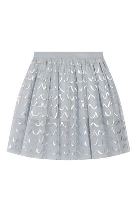 Детская юбка STELLA MCCARTNEY голубого цвета по цене 5480 руб., арт. 588500/S0KE2 | Фото 2 Детская юбка STELLA MCCARTNEY голубого цвета, арт. 588500/S0KE2 | Фото 2 (Материал внешний: Синтетический материал; Материал подклада: Хлопок; Случай: Повседневный; Ростовка одежда: 9 лет | 134 см, 2 года | 92 см, 3 года | 98 см, 4 года | 104 см, 5 лет | 110 см, 6 лет | 116 см)