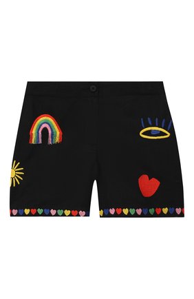 Детские шорты из льна и хлопка STELLA MCCARTNEY черного цвета по цене 5995 руб., арт. 588605/S0KC6 | Фото 1 Детские шорты из льна и хлопка STELLA MCCARTNEY черного цвета, арт. 588605/S0KC6 | Фото 1