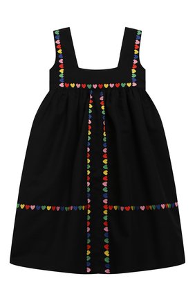 Детское платье из льна и хлопка STELLA MCCARTNEY черного цвета по цене 7200 руб., арт. 589368/S0KC6 | Фото 1 Детское платье из льна и хлопка STELLA MCCARTNEY черного цвета, арт. 589368/S0KC6 | Фото 1