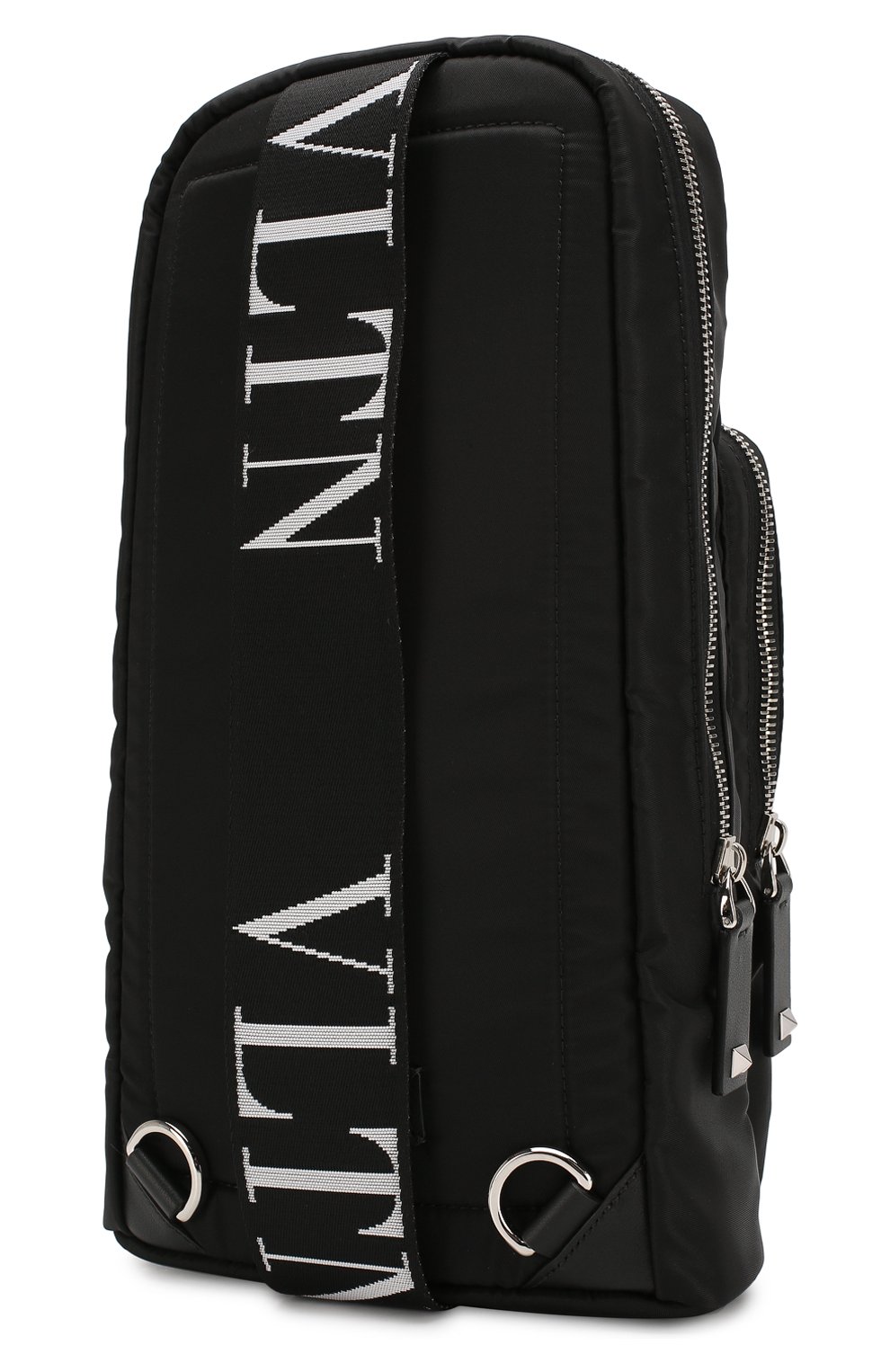 Мужской текстильная сумка-слинг valentino garavani vltn VALENTINO черного цвета по цене 78350 руб., арт. TY2B0888/RPY | Фото 3 Мужской текстильная сумка-слинг valentino garavani vltn VALENTINO черного цвета, арт. TY2B0888/RPY | Фото 3